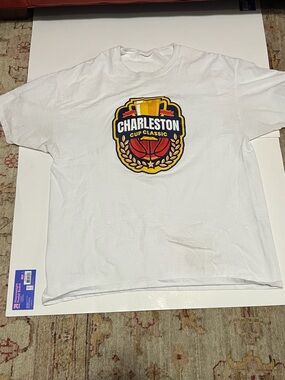 Men’s Hanes Charleston Cup Classic tournament White T-Shirt Size: XL